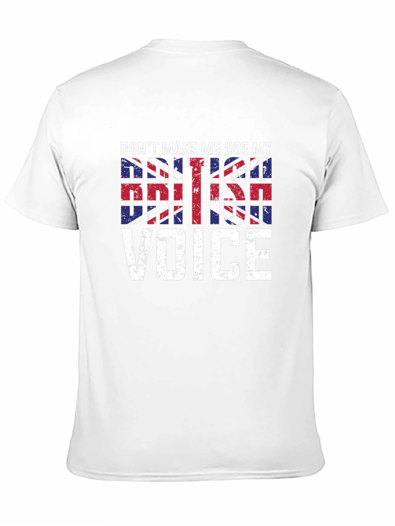 British Voice T-Shirt - Funny UK Accent Tee