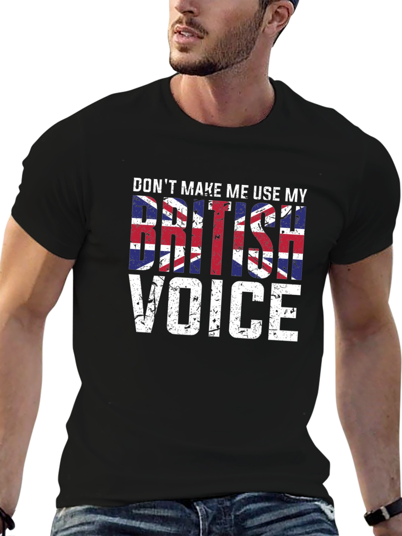 British Voice T-Shirt - Funny UK Accent Tee