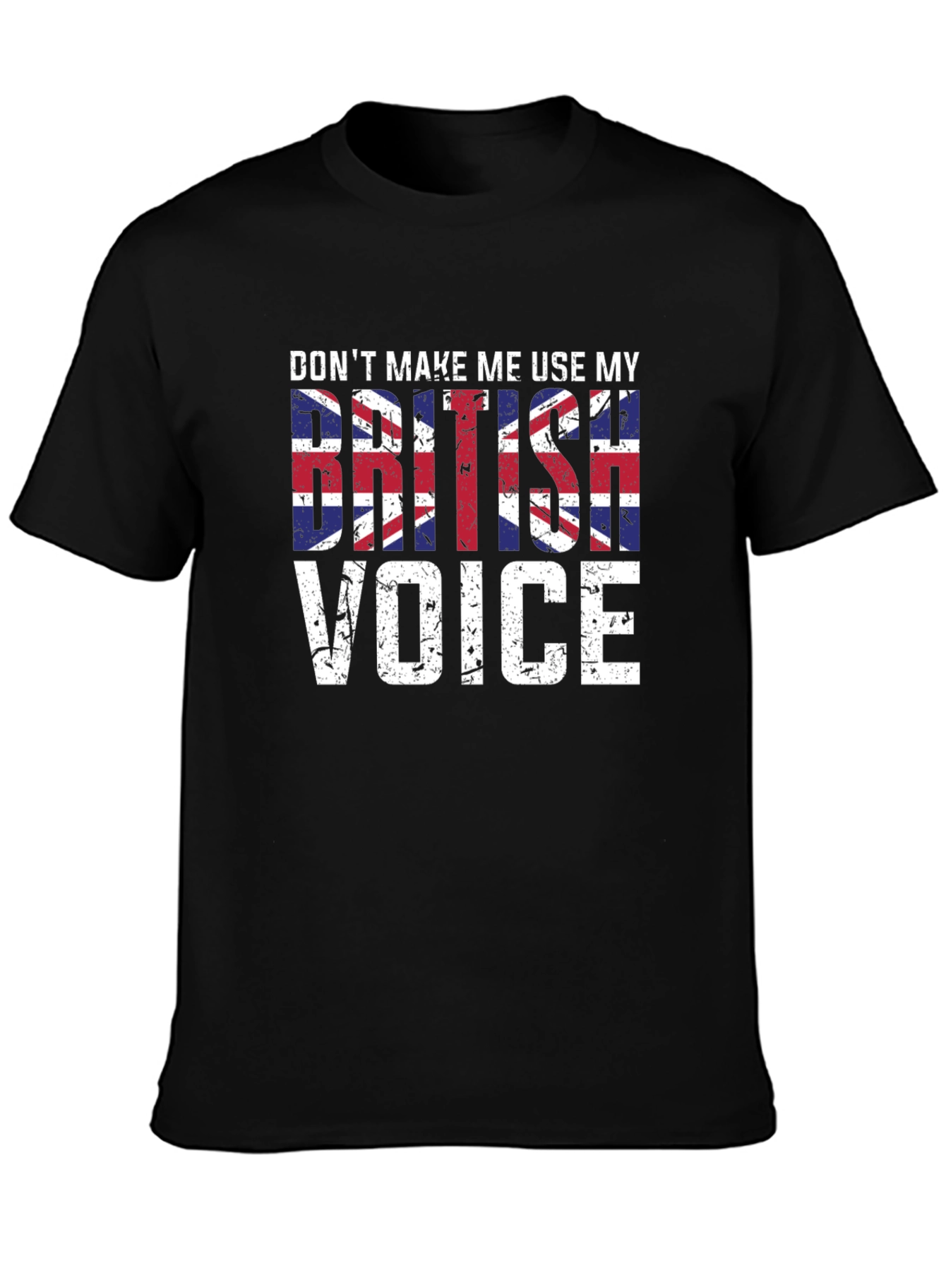 British Voice T-Shirt - Funny UK Accent Tee