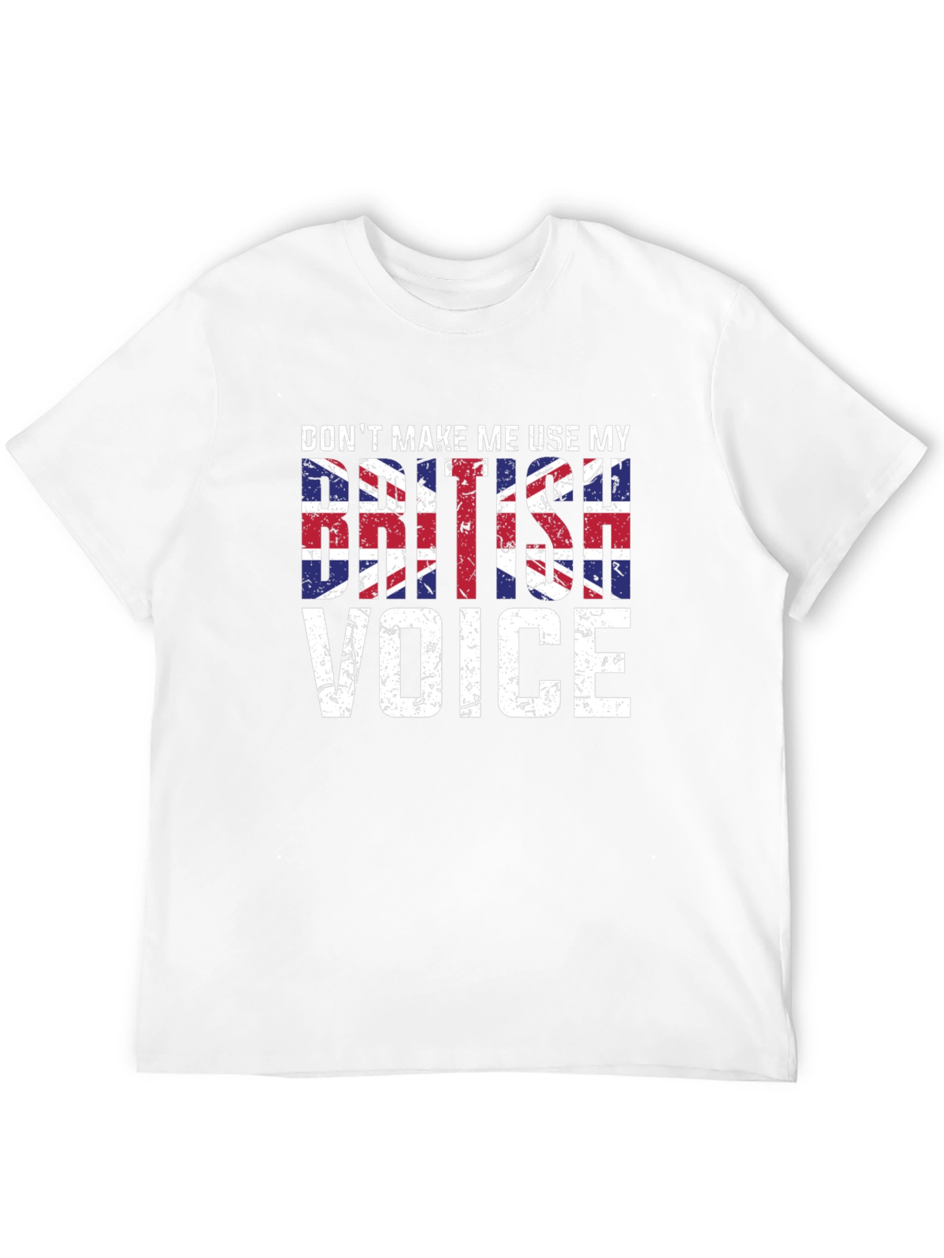 British Voice T-Shirt - Funny UK Accent Tee