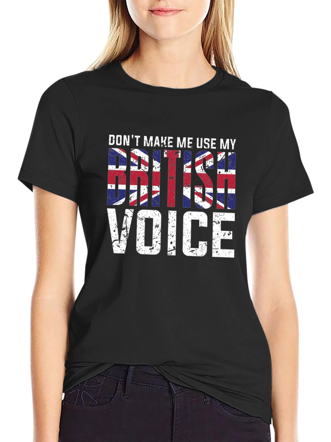 British Voice T-Shirt - Funny UK Accent Tee