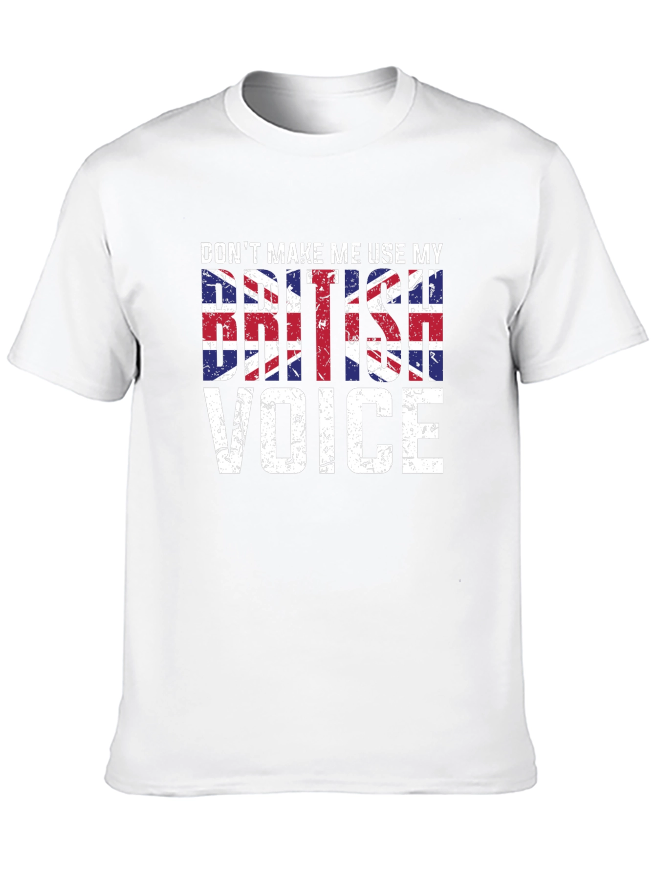 British Voice T-Shirt - Funny UK Accent Tee