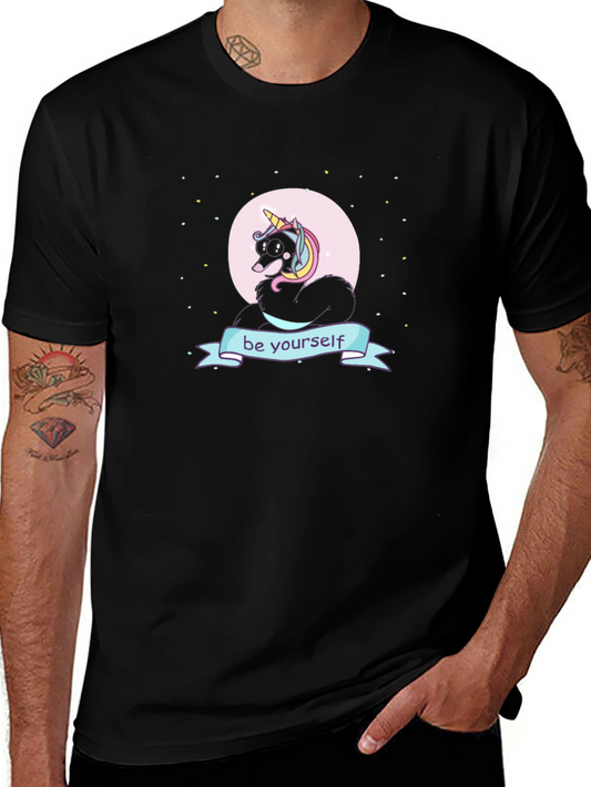 Unicorn Dog Graphic Tee - Be Yourself