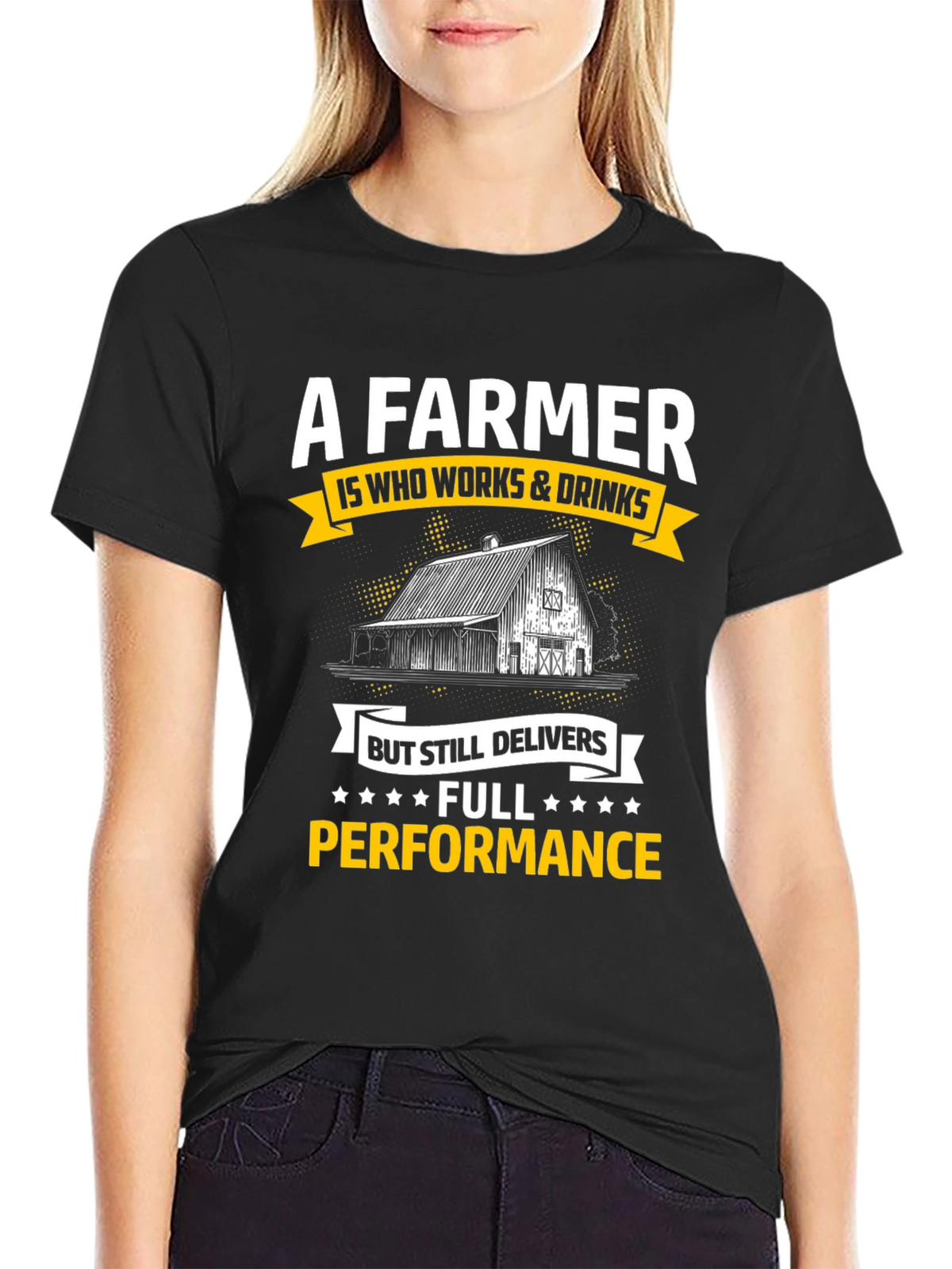 Farmer Works & Drinks T-Shirt