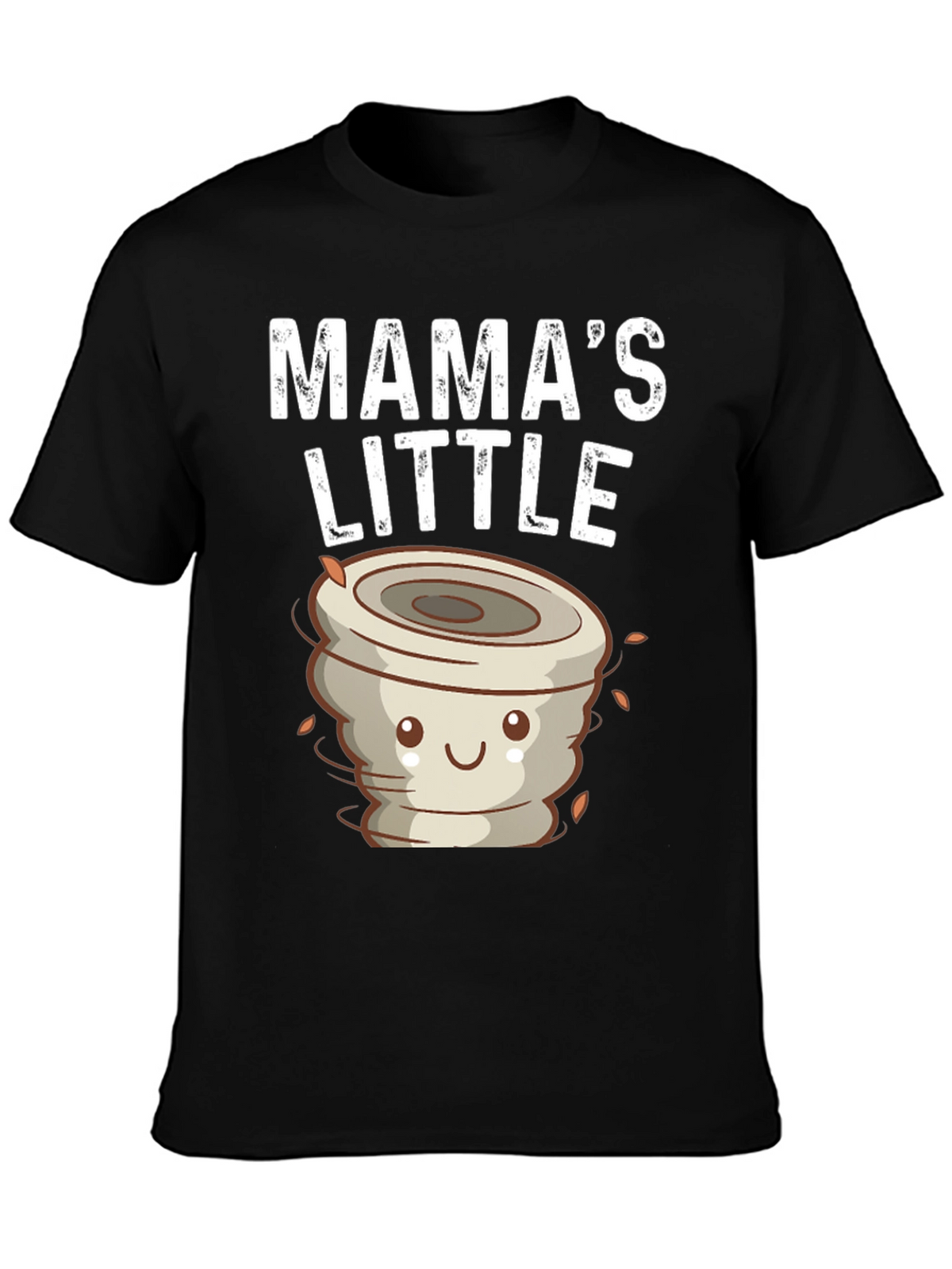Mamas Little Tornado Black Graphic Tee