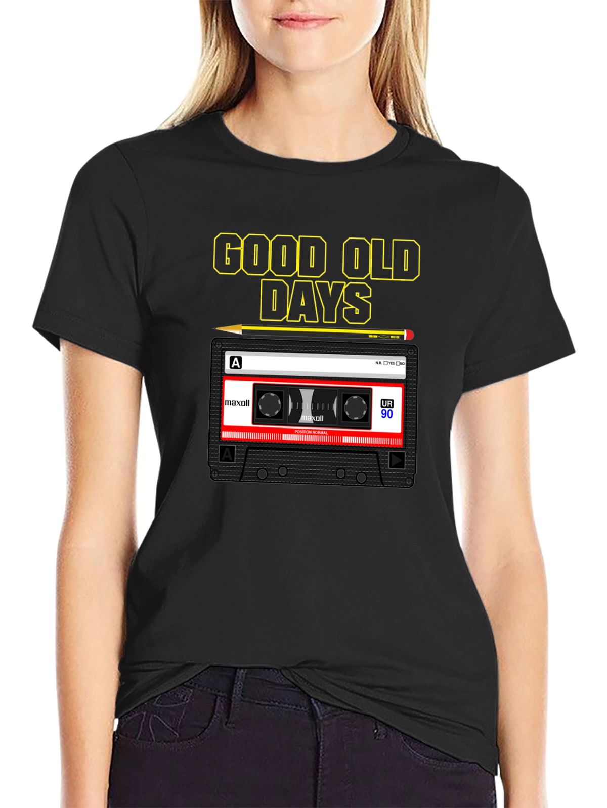 Good Old Days Cassette Tape T-Shirt