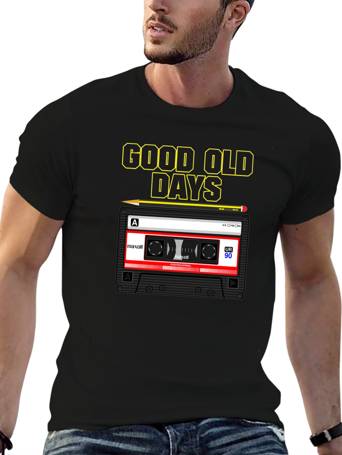 Good Old Days Cassette Tape T-Shirt