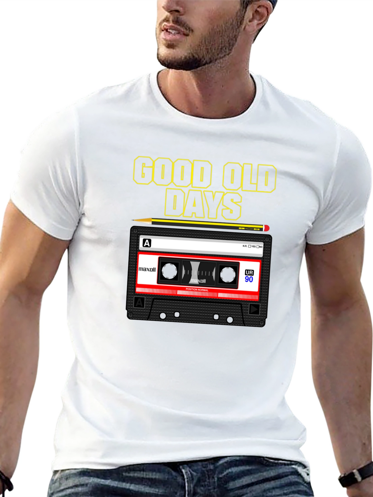 Good Old Days Cassette Tape T-Shirt