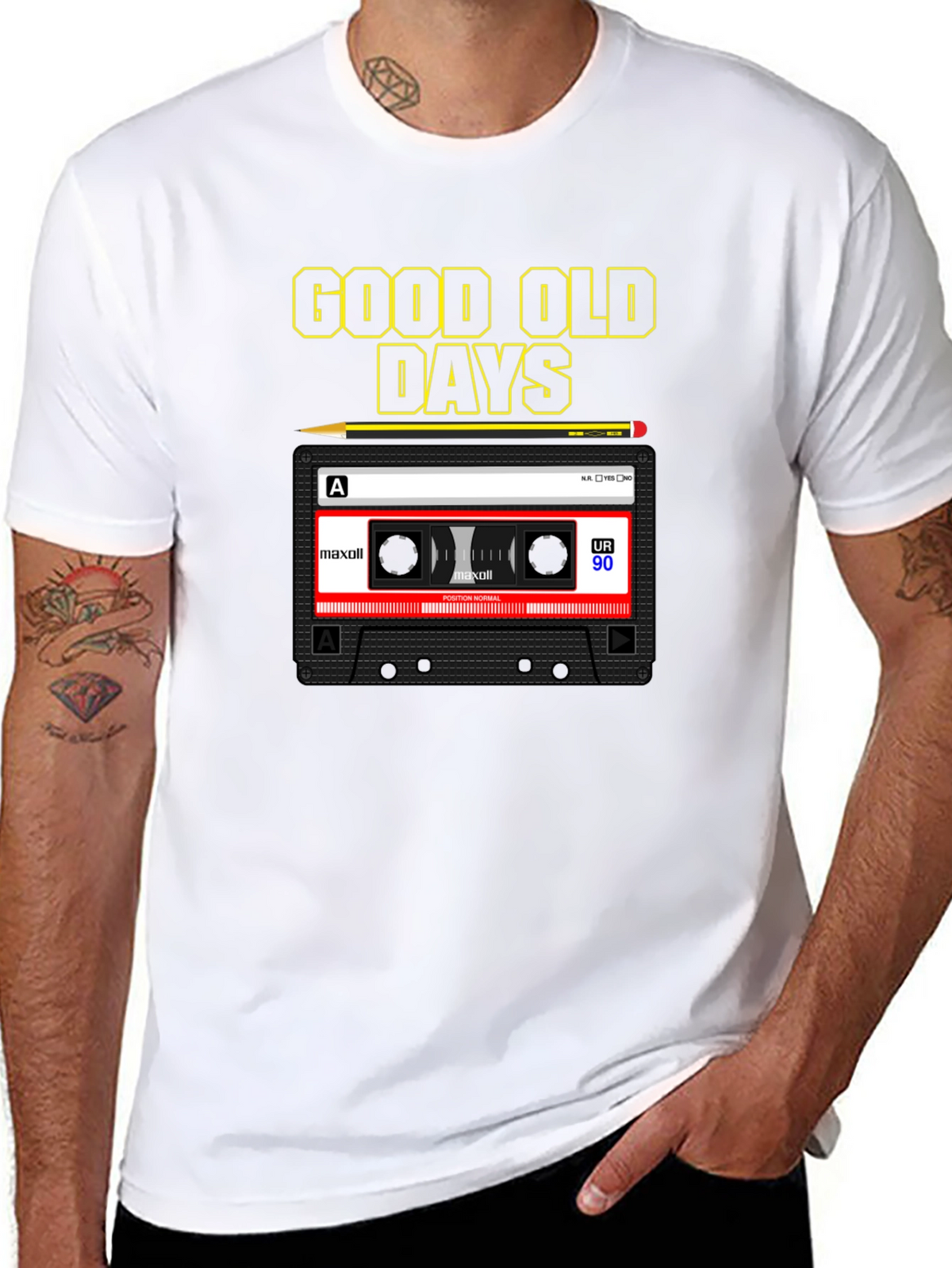 Good Old Days Cassette Tape T-Shirt