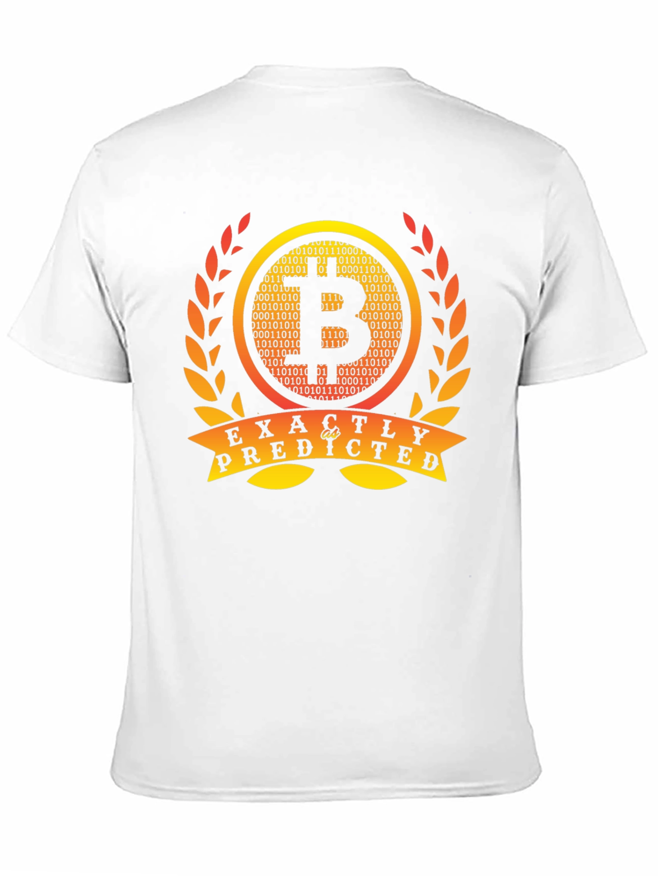 Bitcoin Exactly Predicted Black T-Shirt Crypto Tee