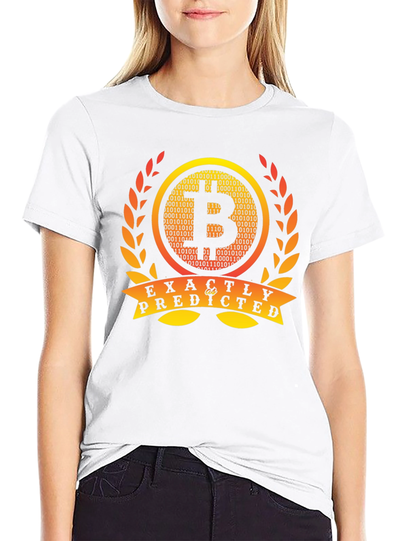 Bitcoin Exactly Predicted Black T-Shirt Crypto Tee