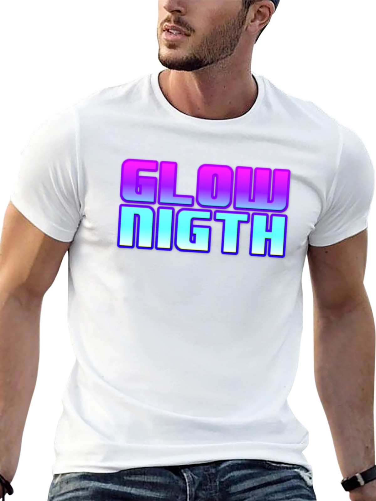 Glow Night Retro T-Shirt