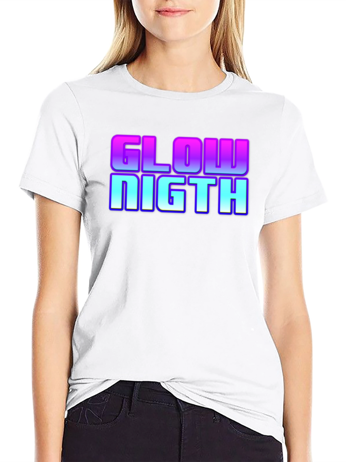 Glow Night Retro T-Shirt