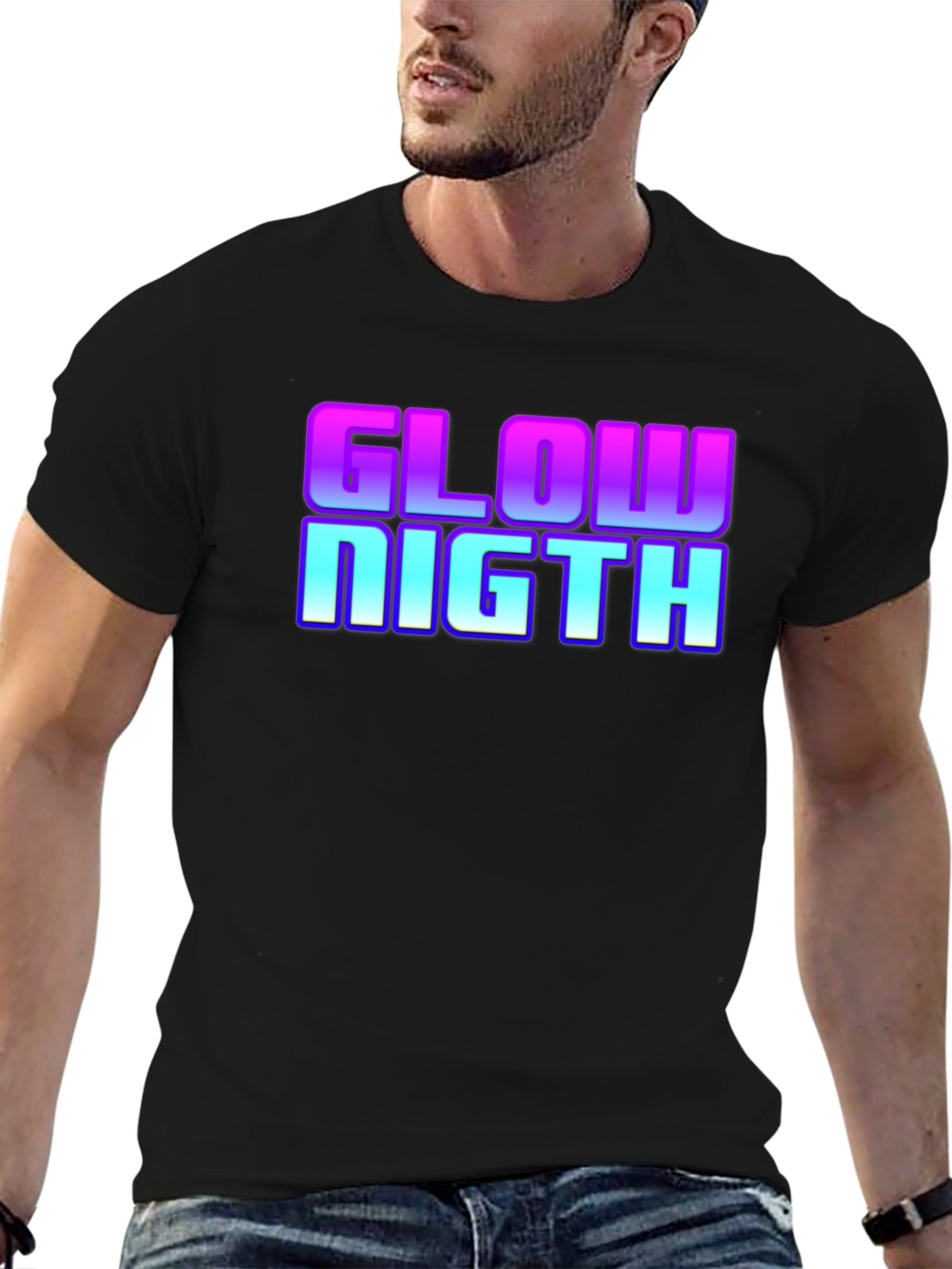 Glow Night Retro T-Shirt