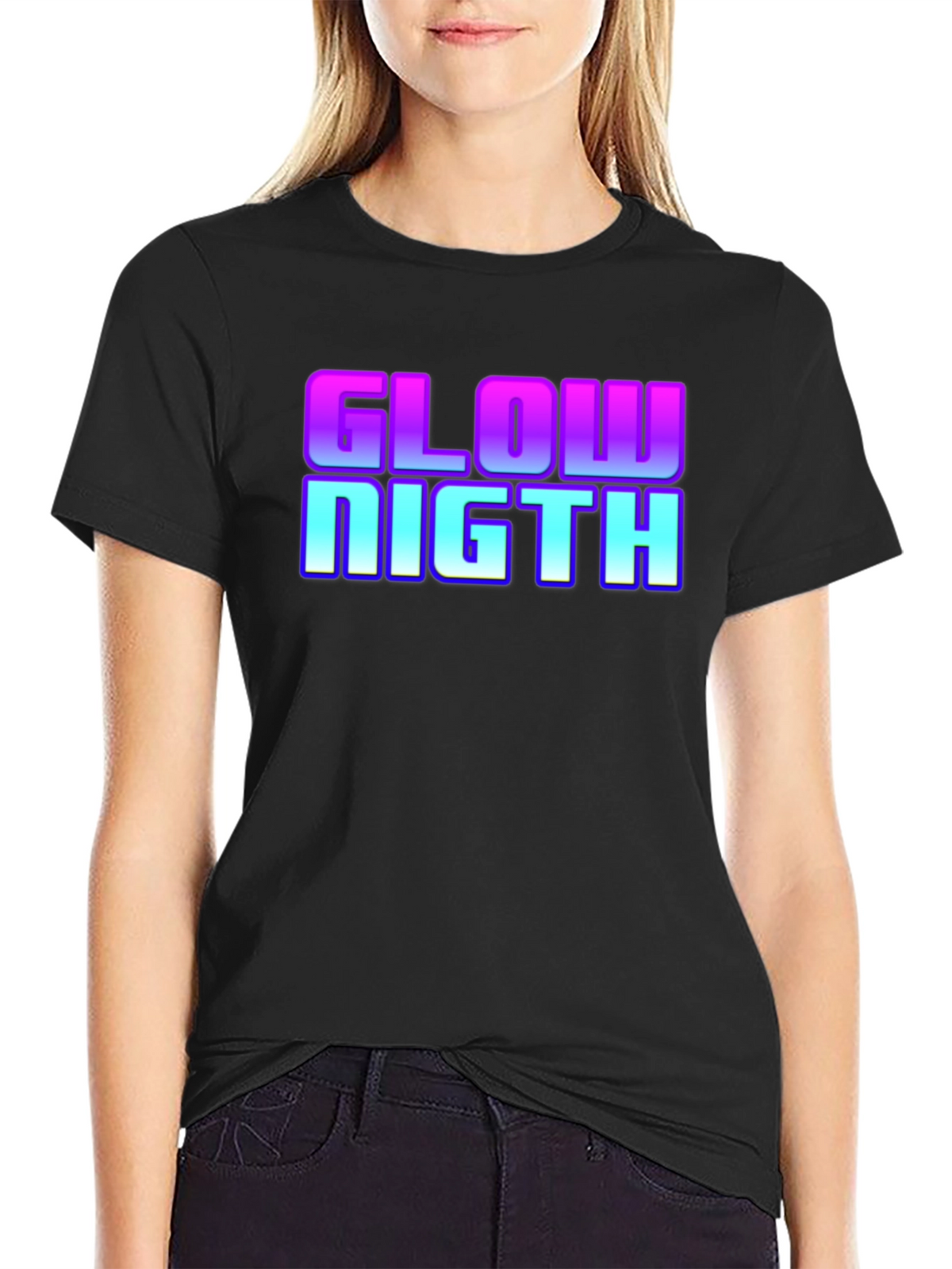 Glow Night Retro T-Shirt