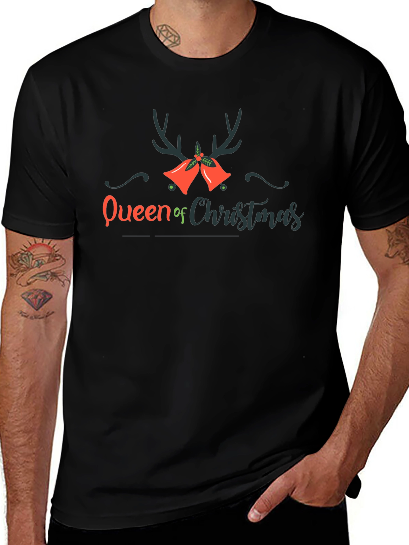 Queen of Christmas Graphic T-Shirt
