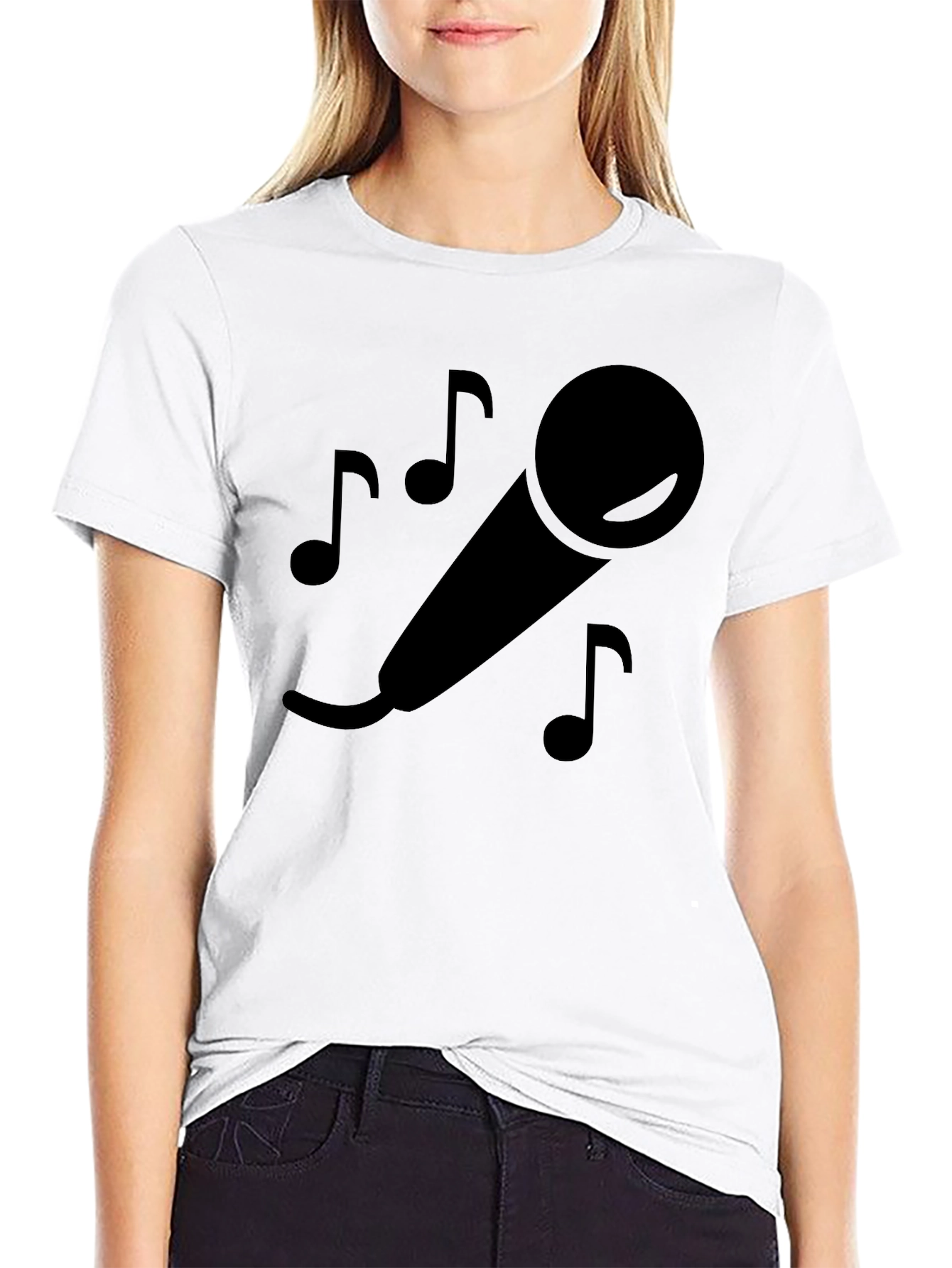 Karaoke King Black Graphic Tee