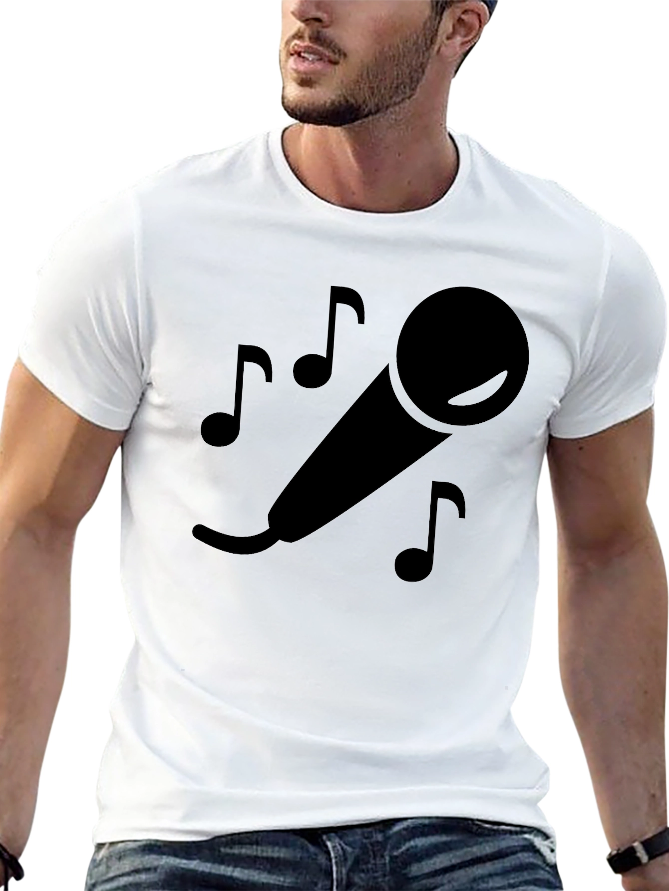 Karaoke King Black Graphic Tee