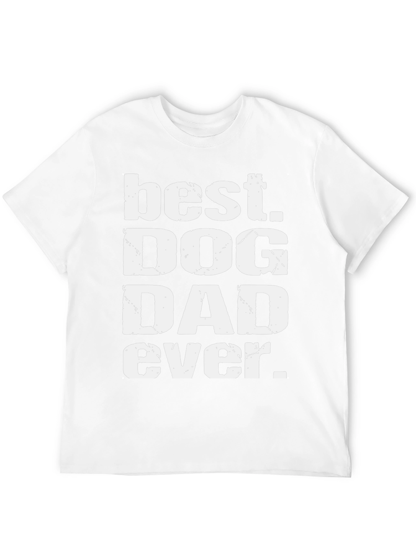 Best Dog Dad Ever Graphic Tee - Black T-Shirt