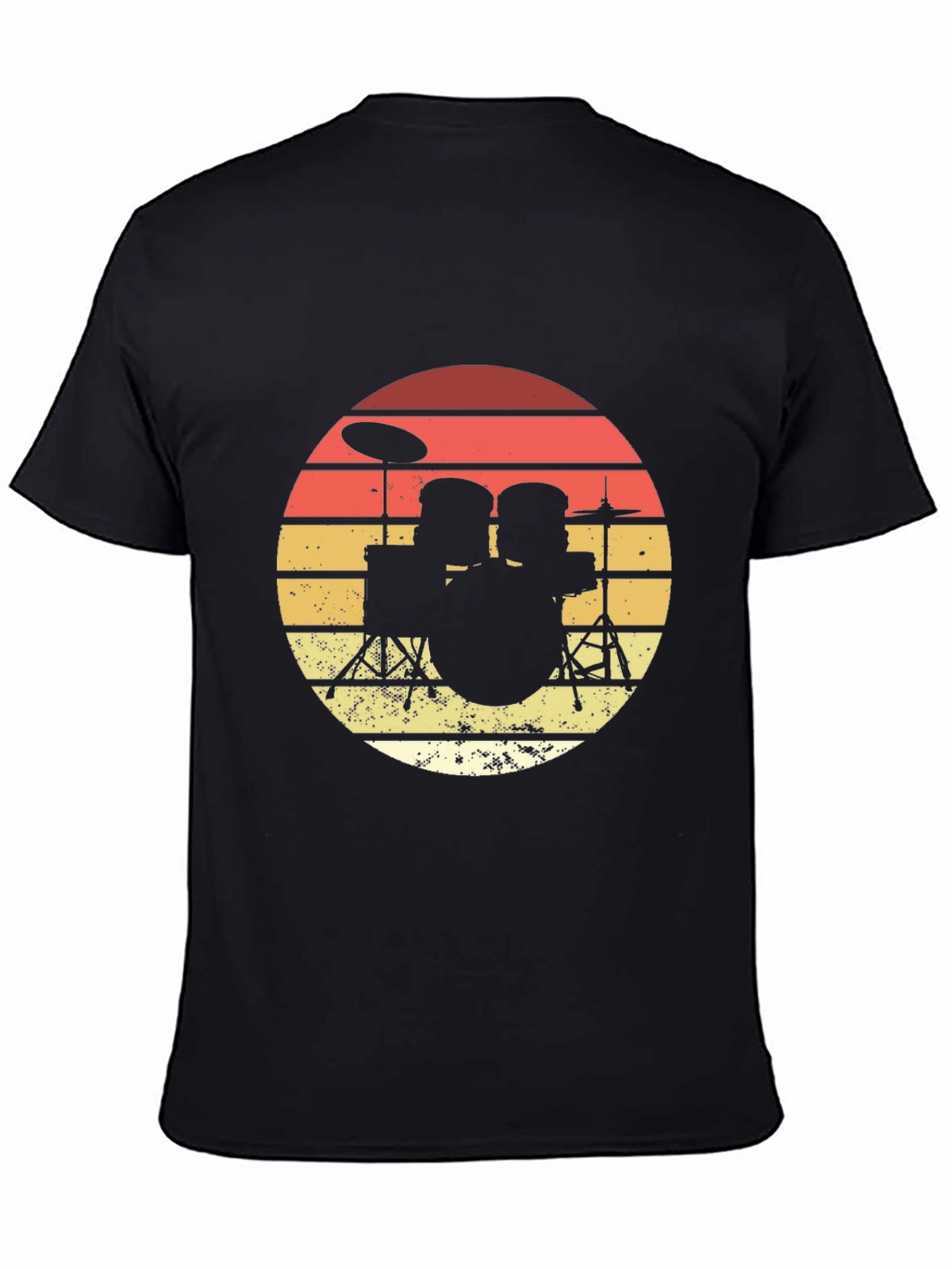 Retro Drum Set Graphic Tee