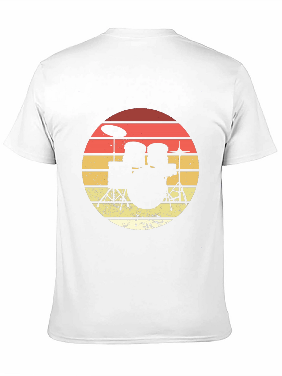 Retro Drum Set Graphic Tee