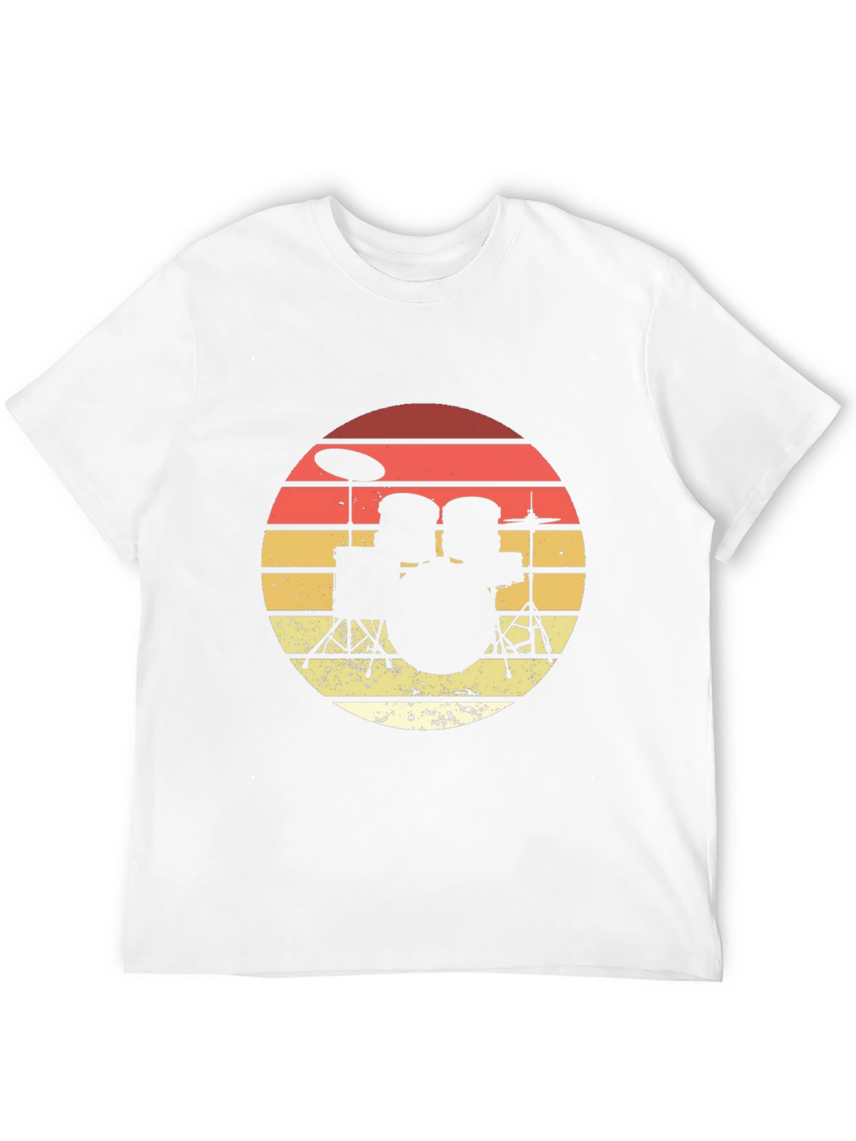Retro Drum Set Graphic Tee