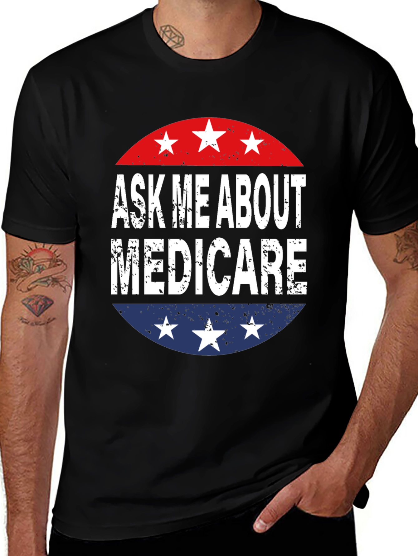 Ask Me About Medicare Graphic T-Shirt