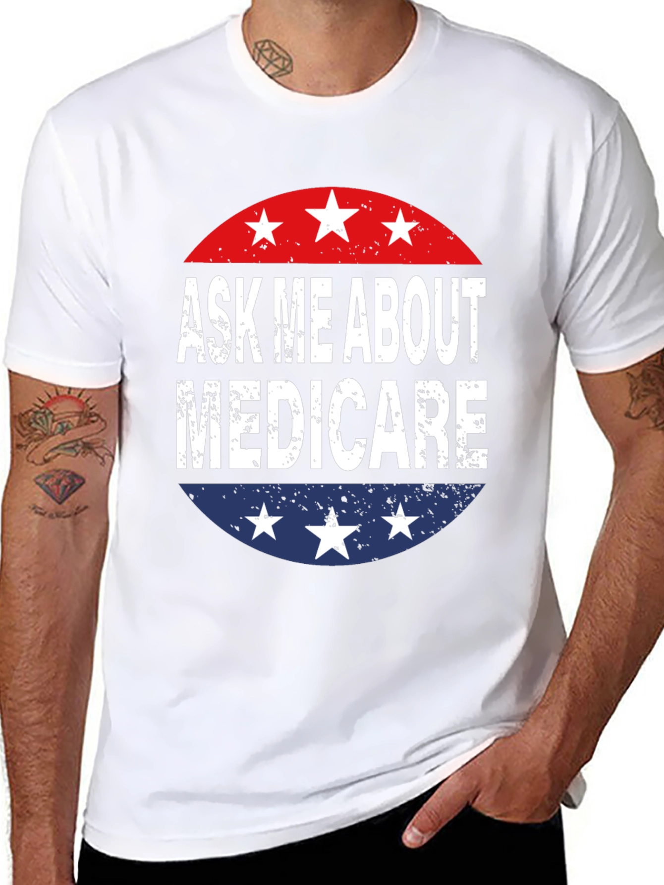 Ask Me About Medicare Graphic T-Shirt
