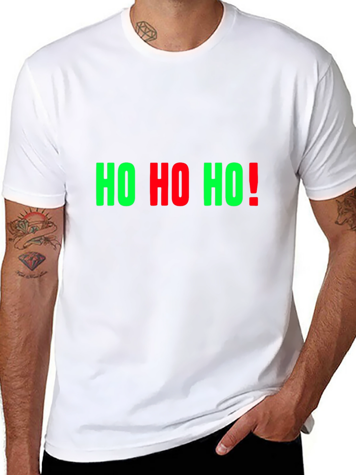 Festive Ho Ho Ho Christmas T-Shirt