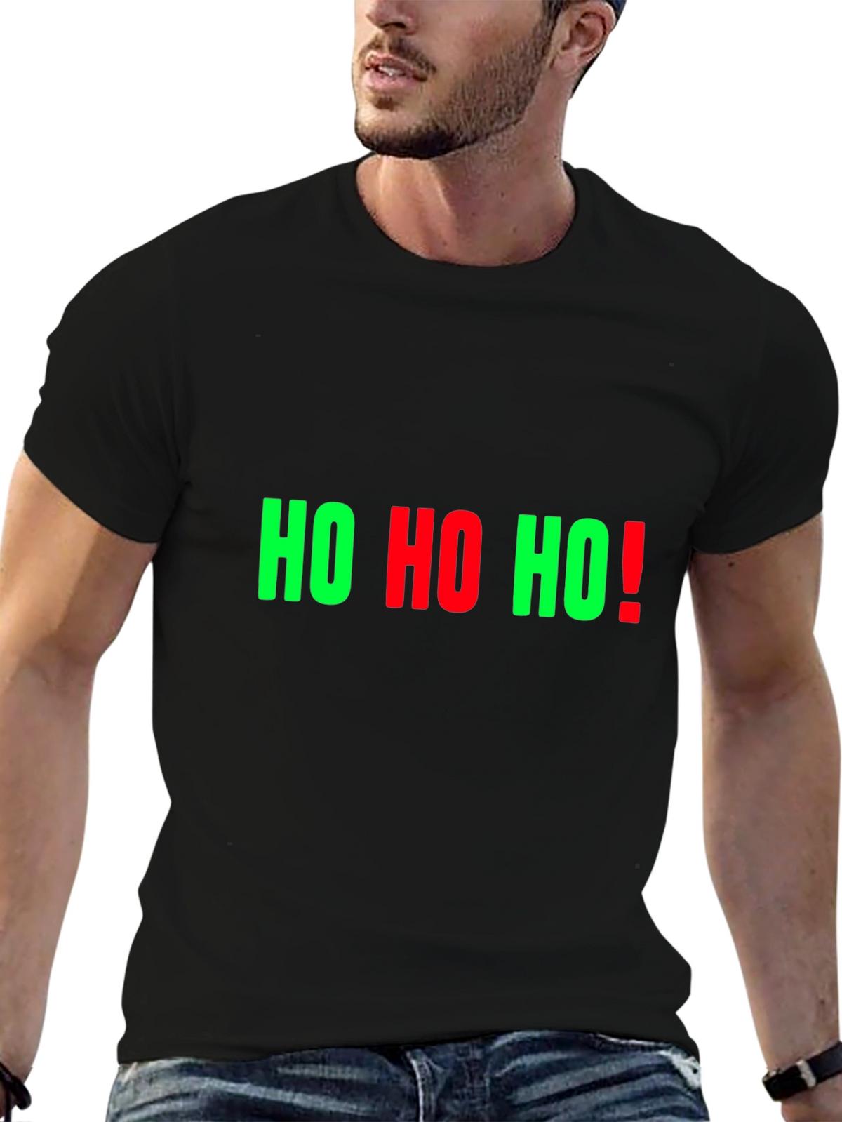 Festive Ho Ho Ho Christmas T-Shirt