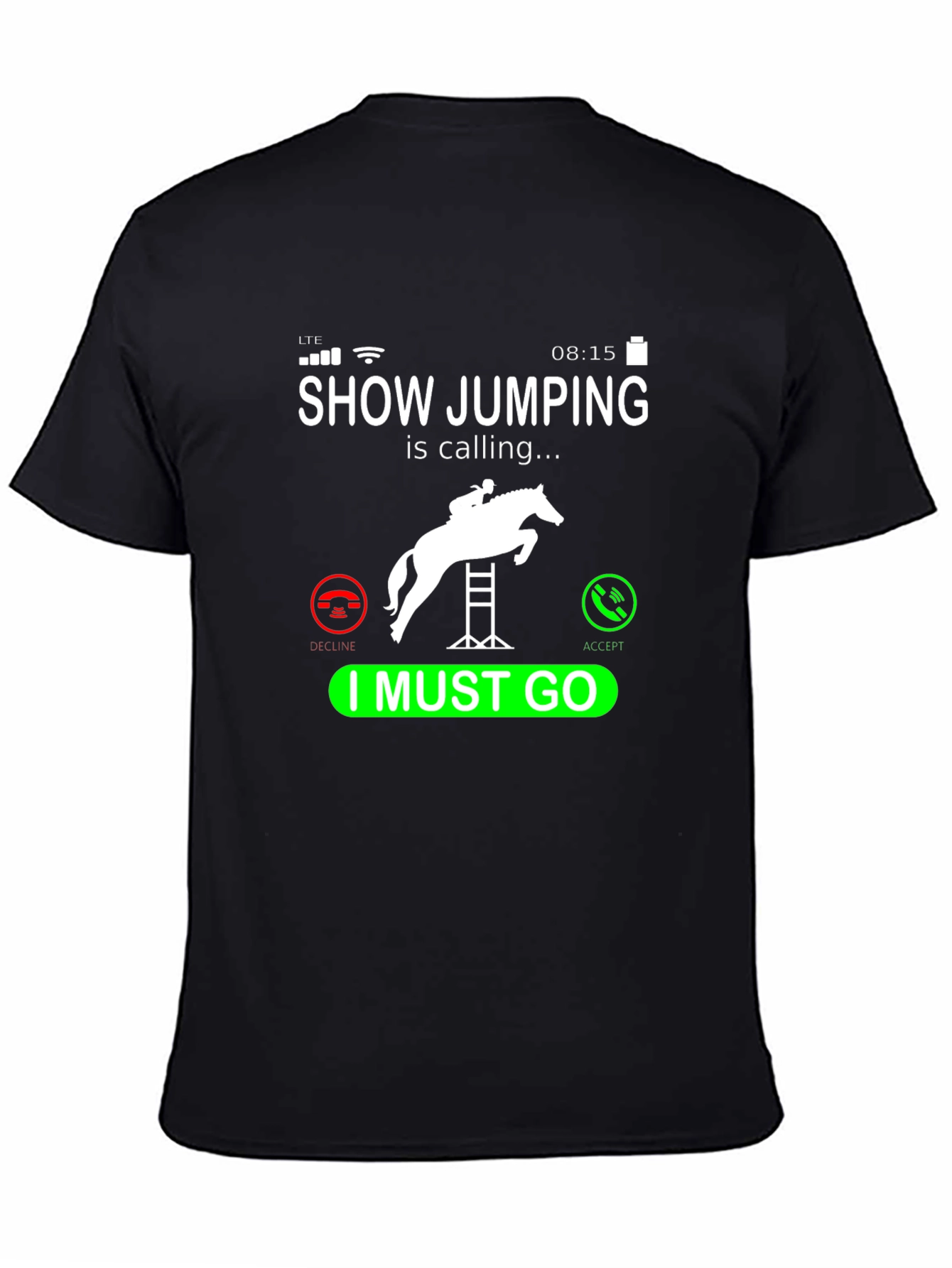 Show Jumping Calling T-Shirt Equestrian Rider Tee