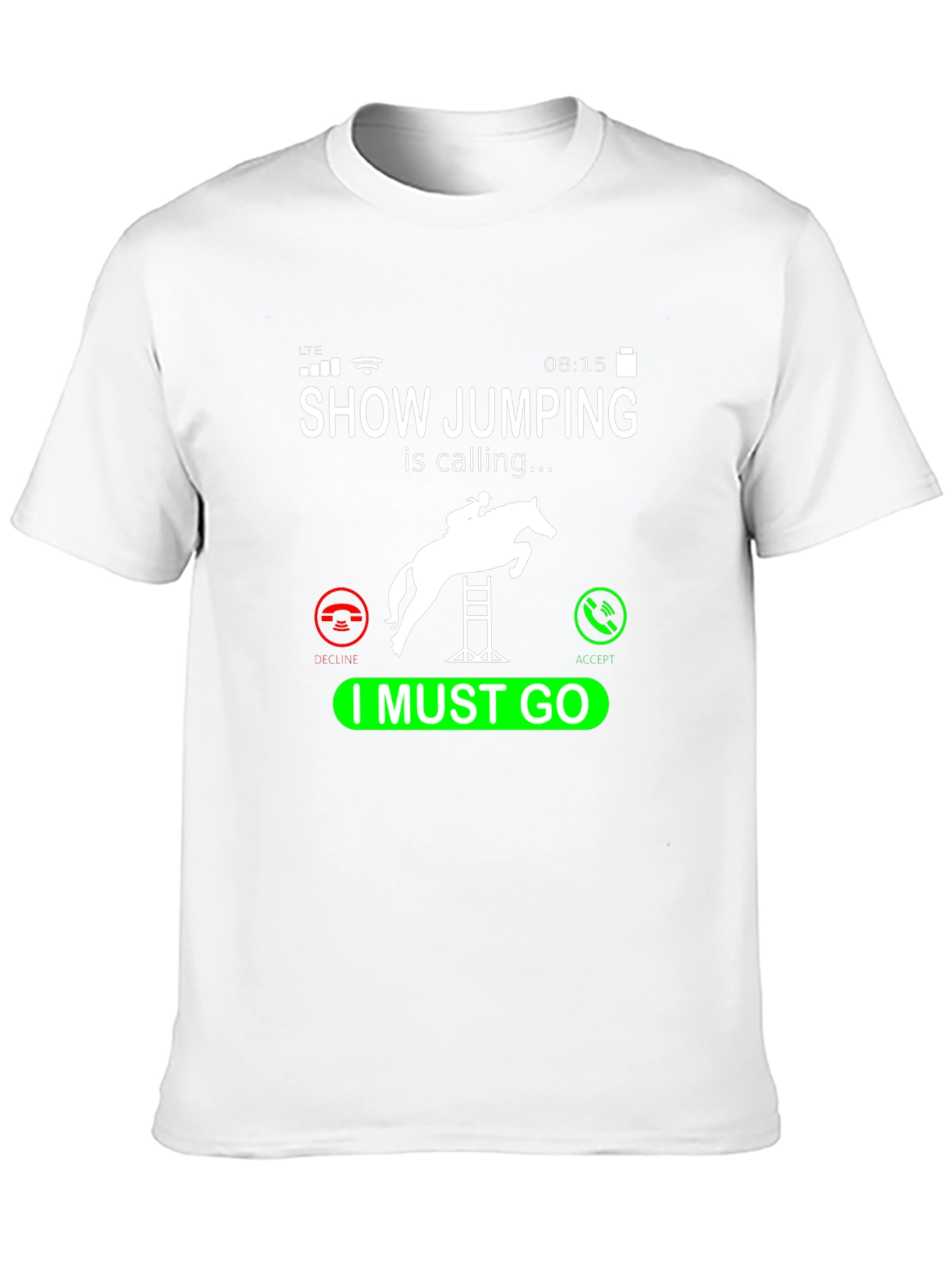 Show Jumping Calling T-Shirt Equestrian Rider Tee