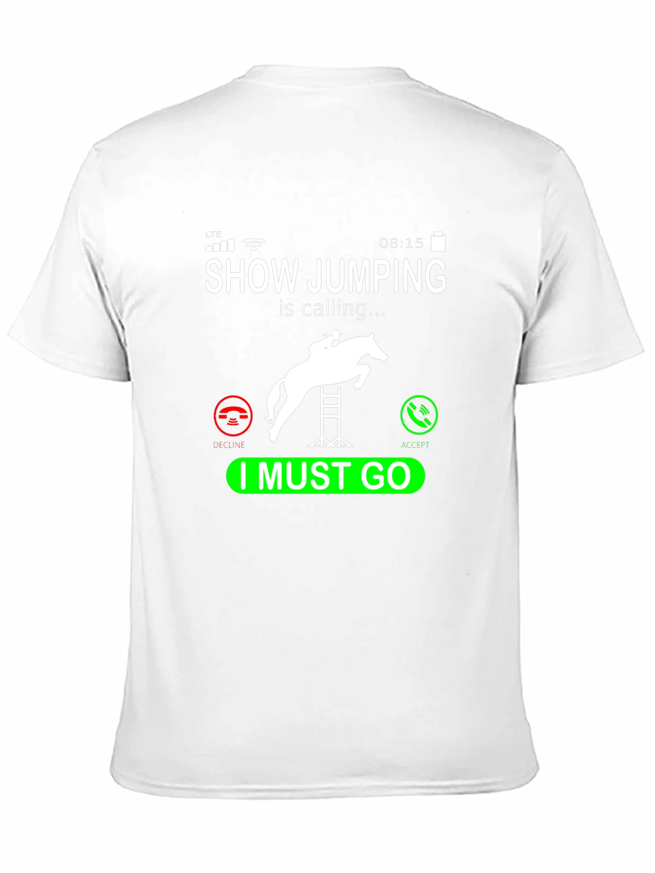 Show Jumping Calling T-Shirt Equestrian Rider Tee