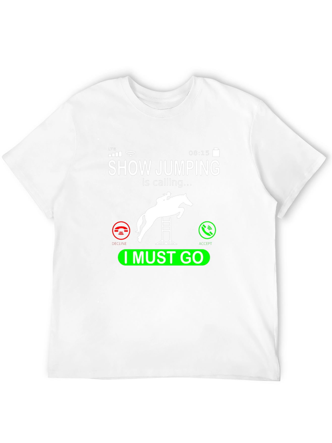 Show Jumping Calling T-Shirt Equestrian Rider Tee