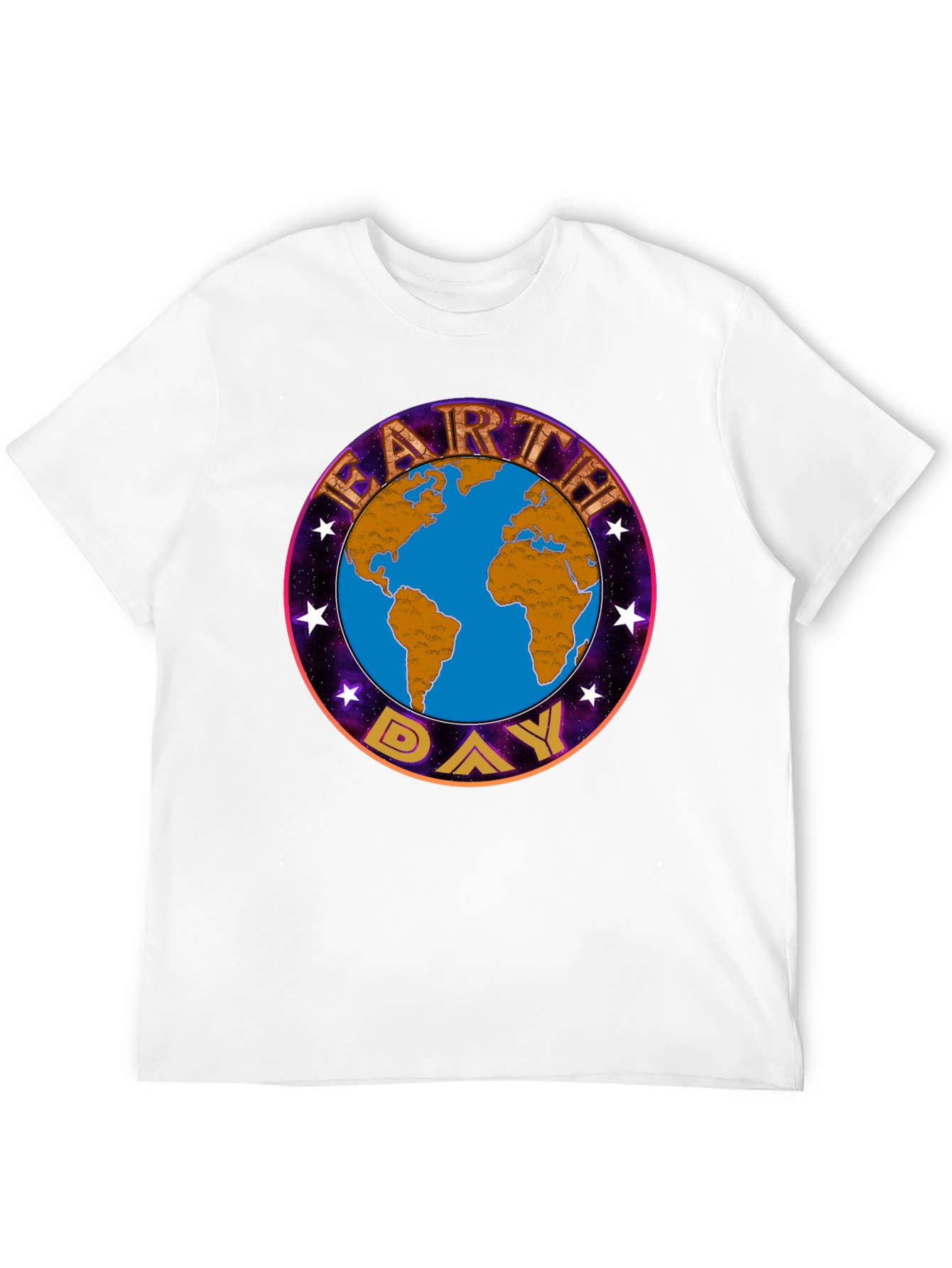 Earth Day Graphic T-Shirt - Black