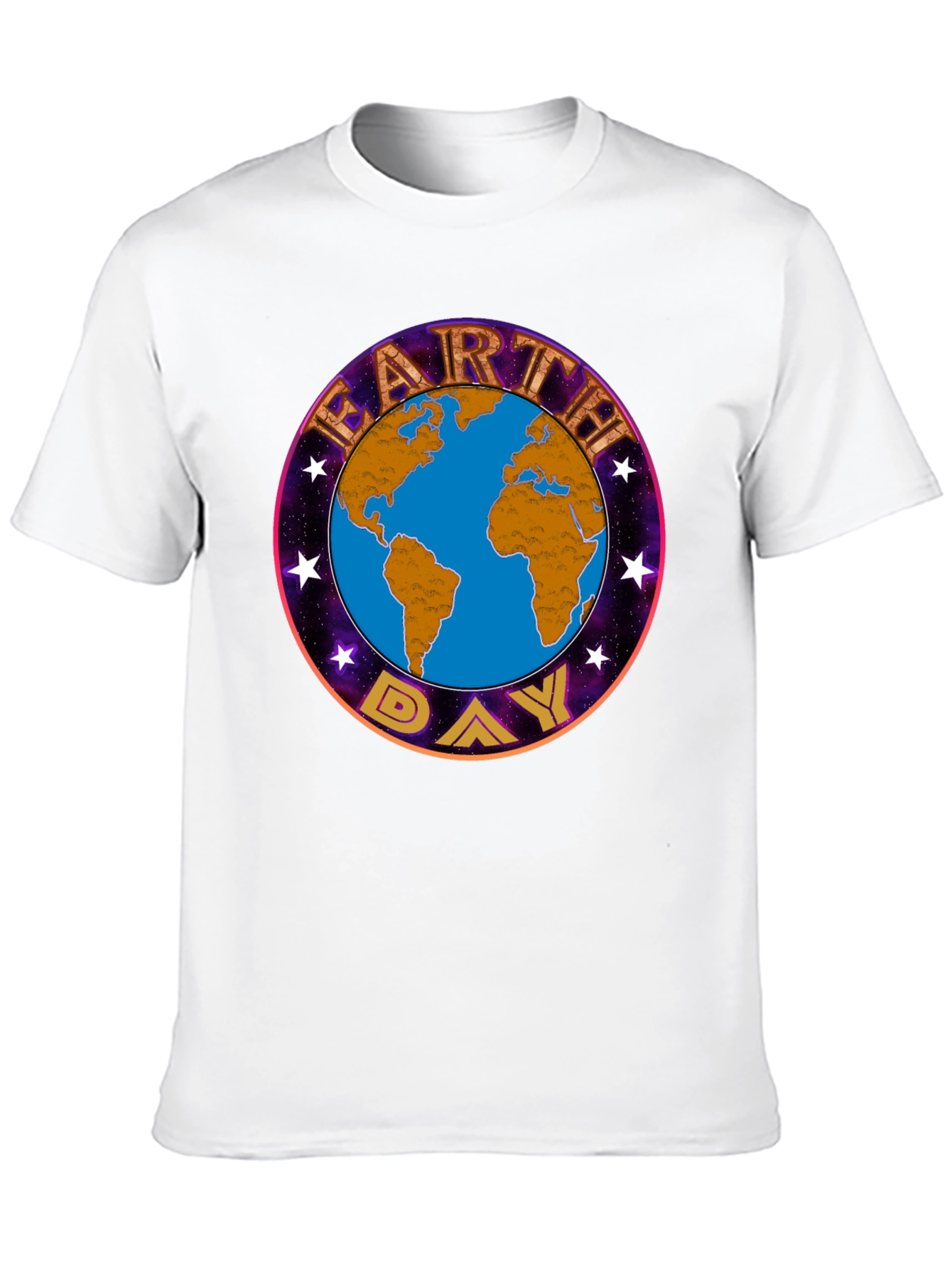 Earth Day Graphic T-Shirt - Black