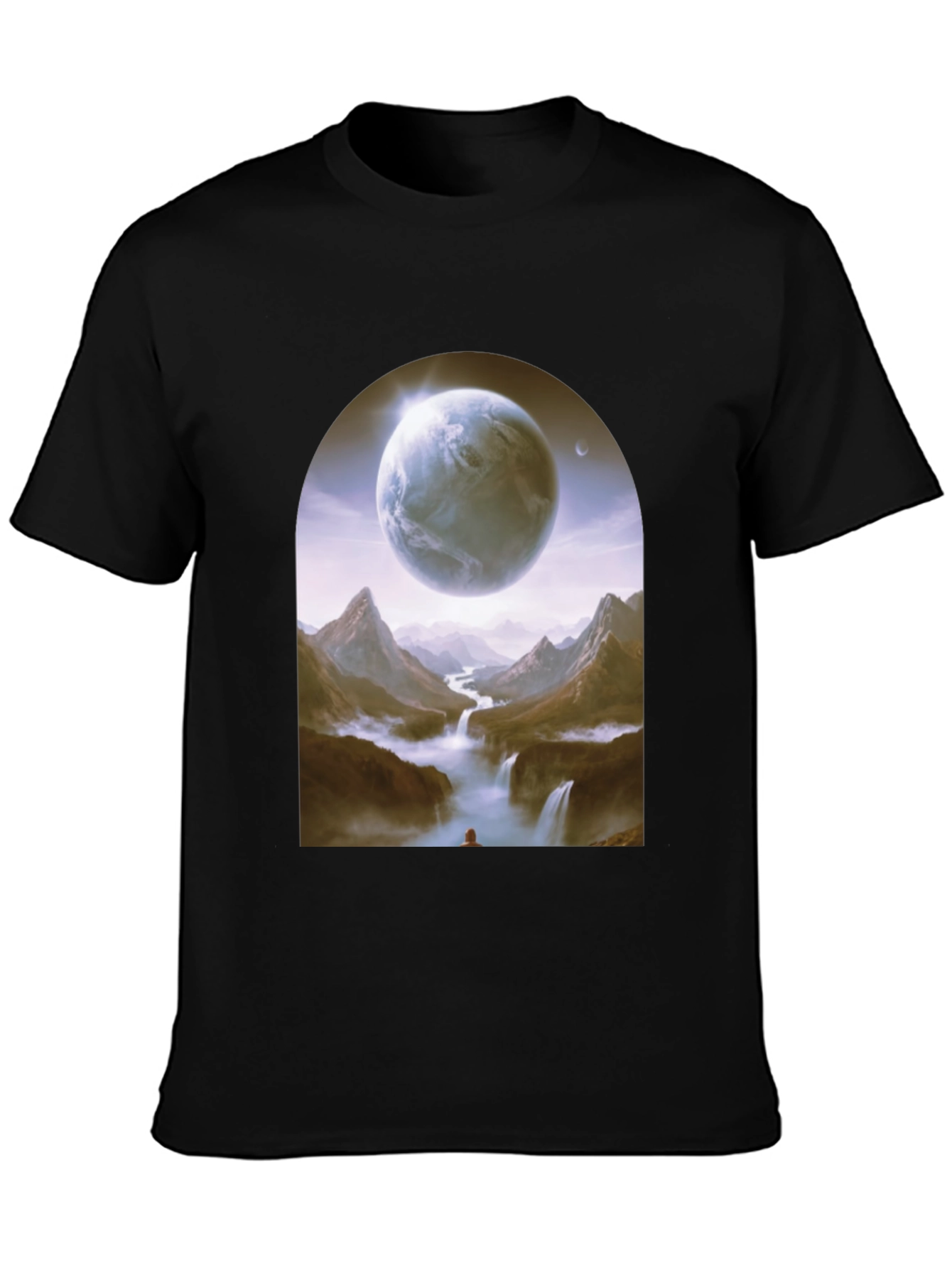 Planetary Vista T-Shirt - Black