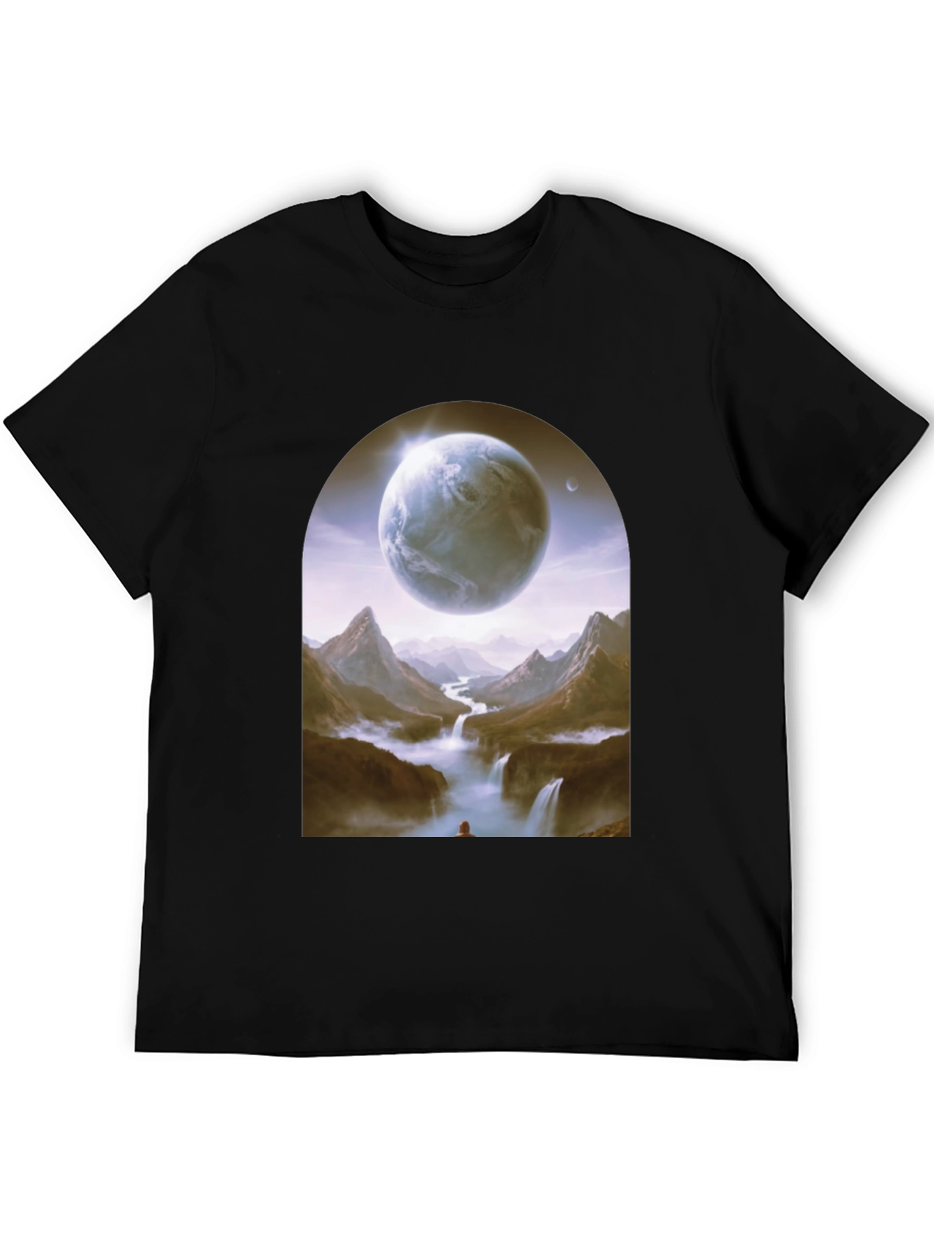 Planetary Vista T-Shirt - Black