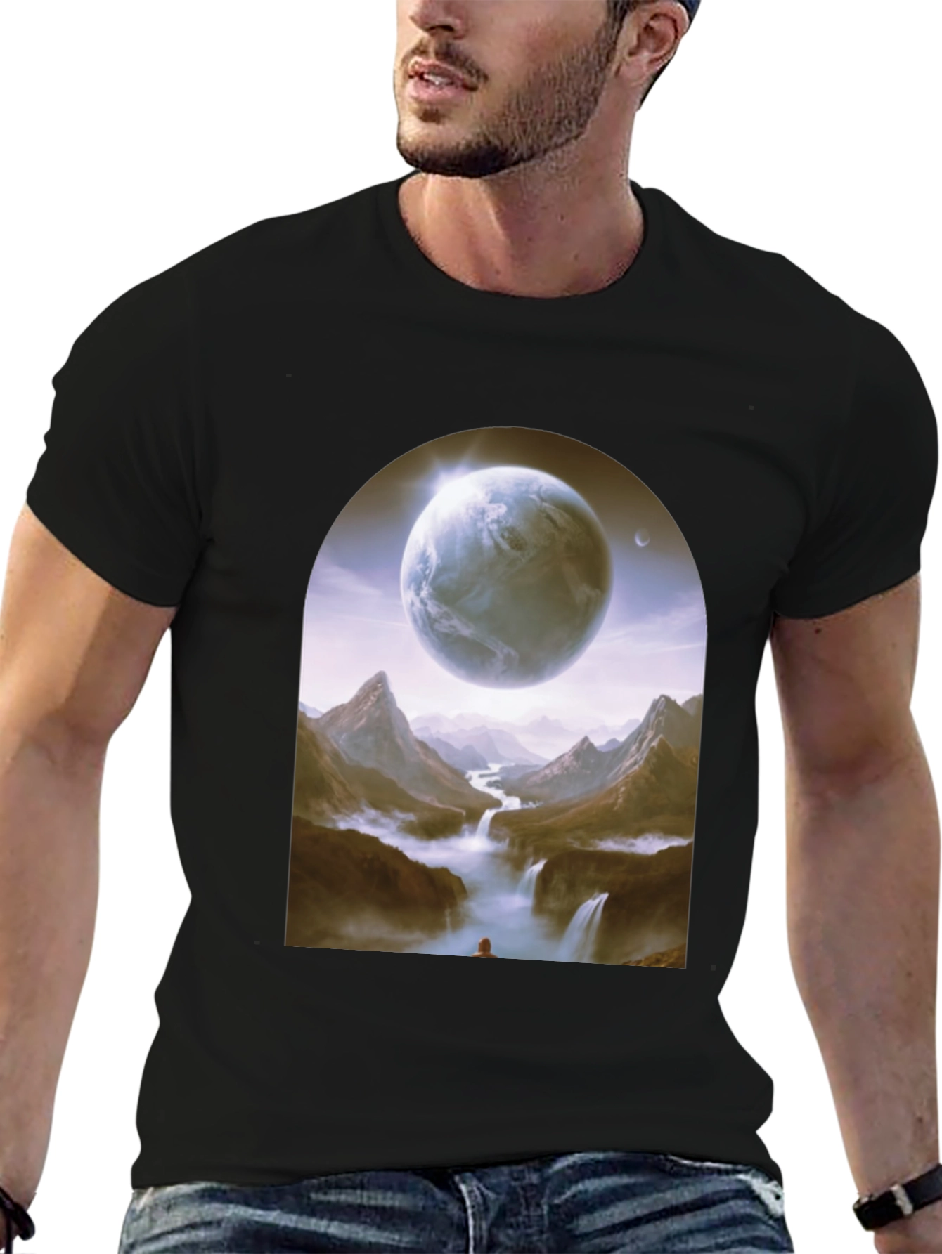 Planetary Vista T-Shirt - Black