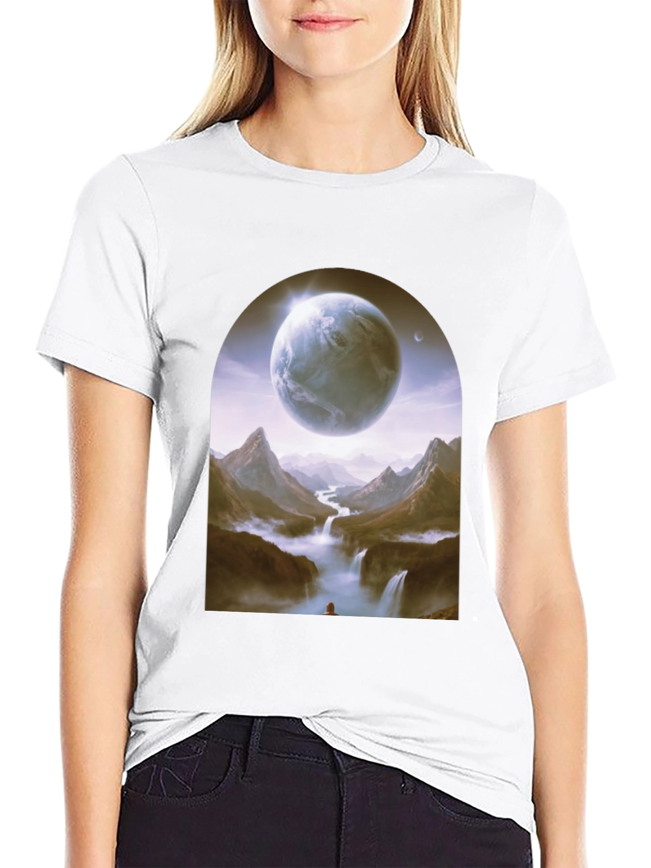 Planetary Vista T-Shirt - Black
