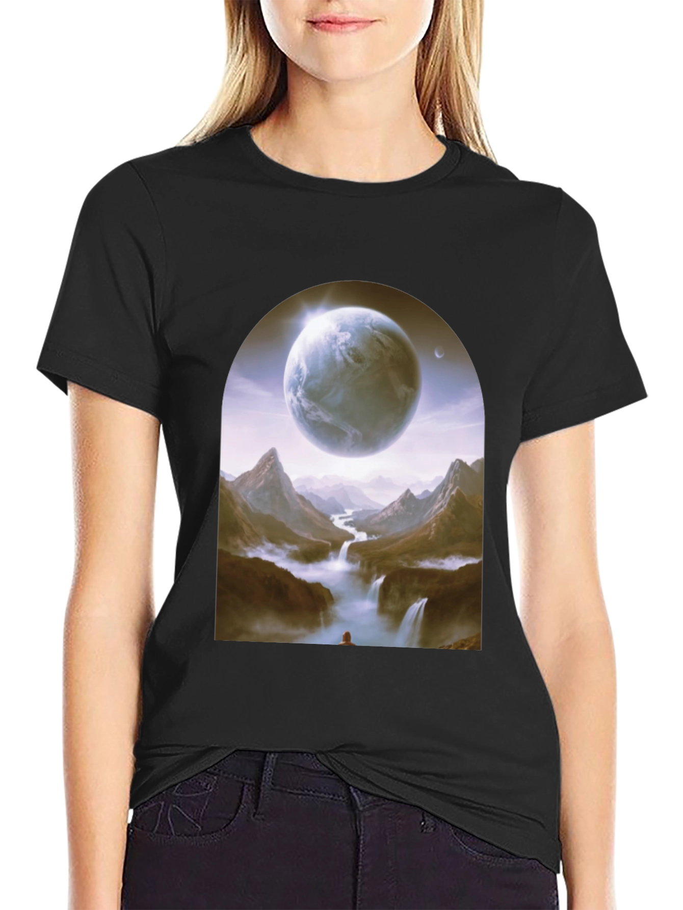 Planetary Vista T-Shirt - Black