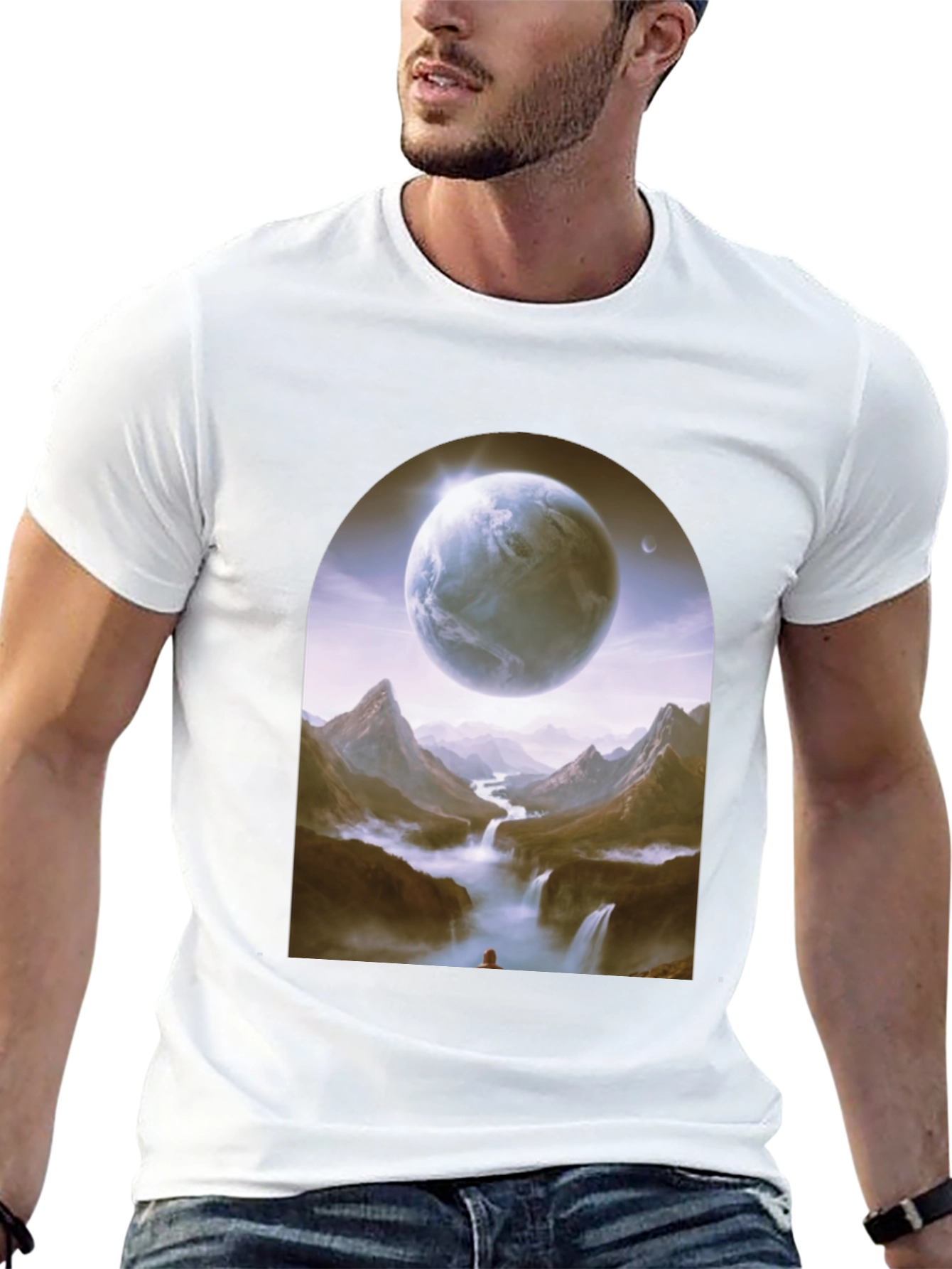 Planetary Vista T-Shirt - Black