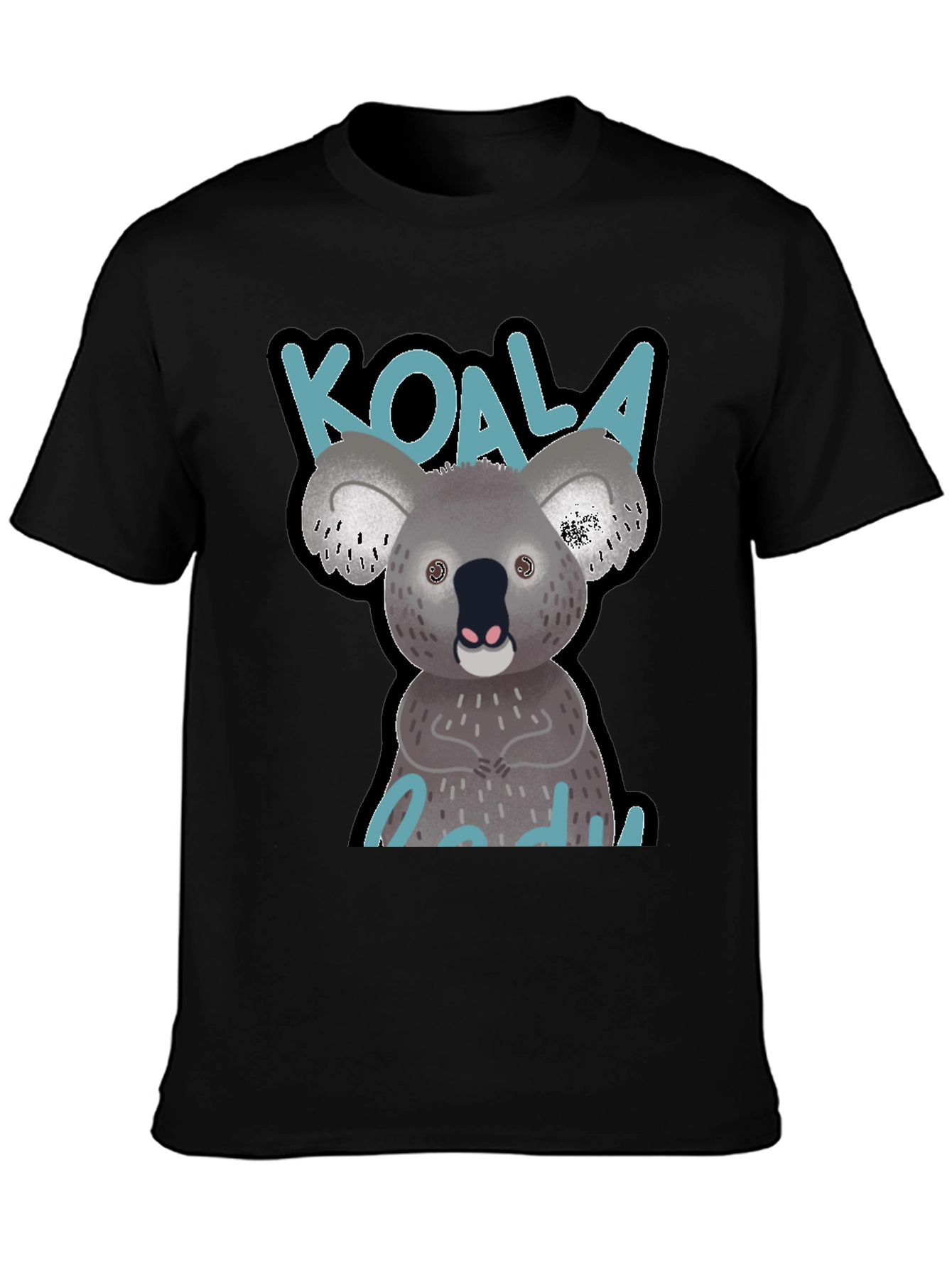 Koala Buddy Black T-Shirt