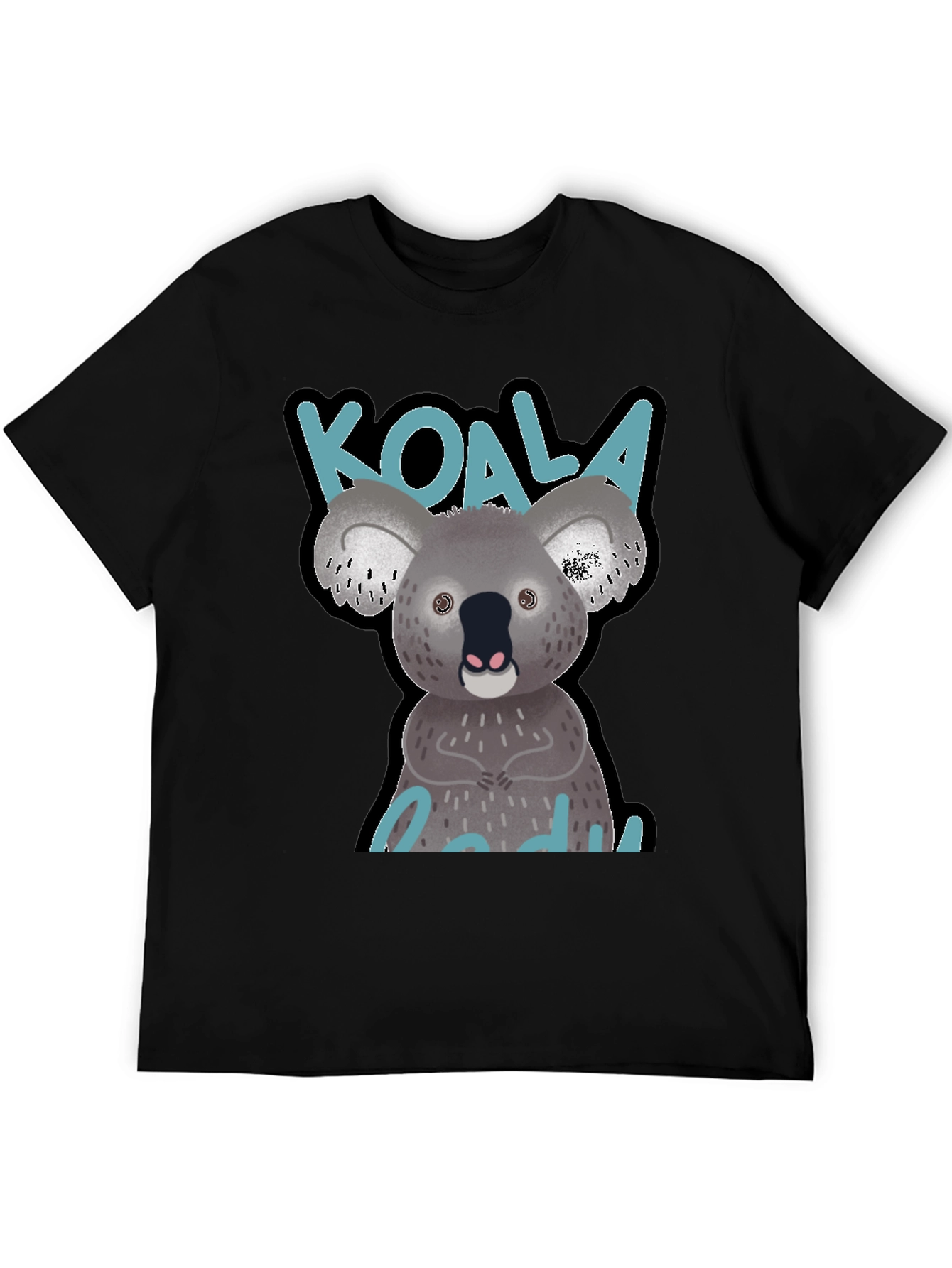 Koala Buddy Black T-Shirt