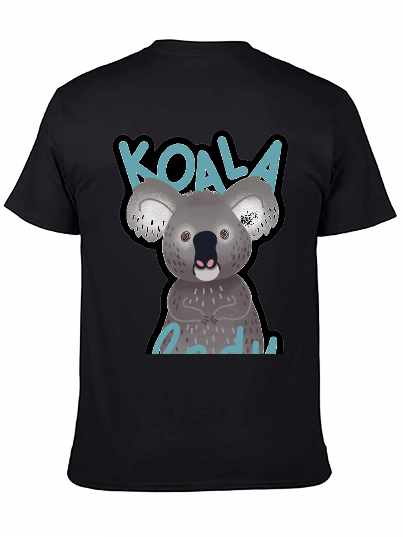 Koala Buddy Black T-Shirt