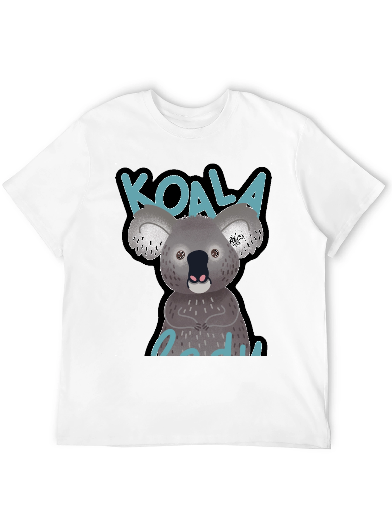 Koala Buddy Black T-Shirt