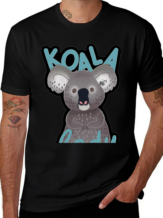Koala Buddy Black T-Shirt