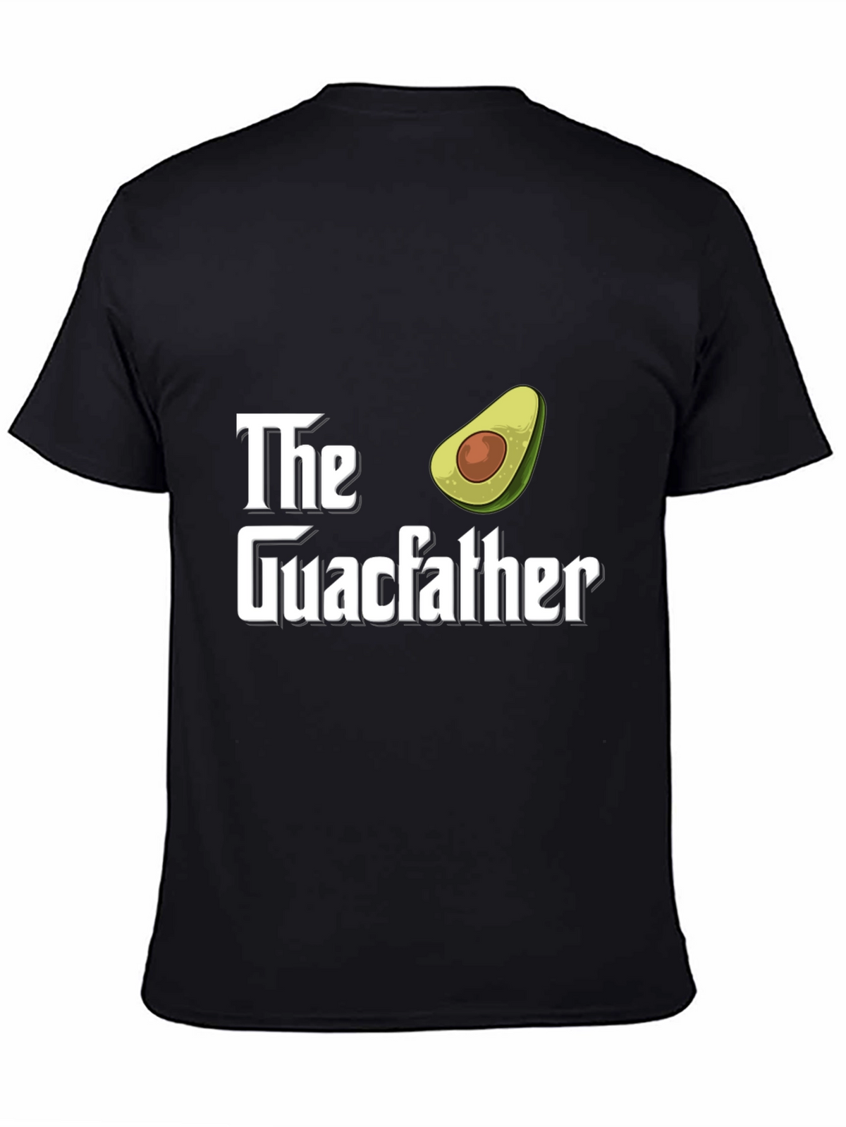 The Guacfather Avocado Graphic T-Shirt - Black
