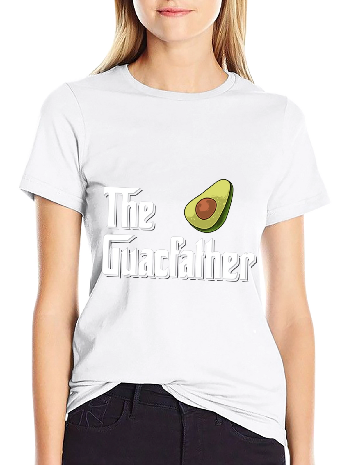 The Guacfather Avocado Graphic T-Shirt - Black