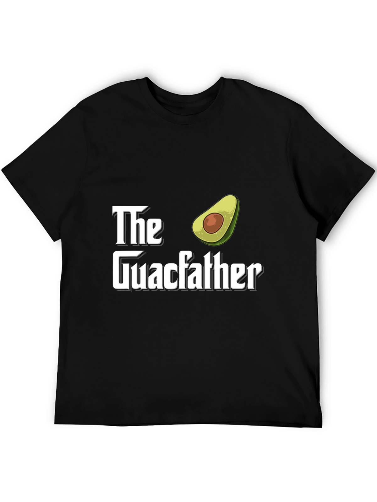 The Guacfather Avocado Graphic T-Shirt - Black